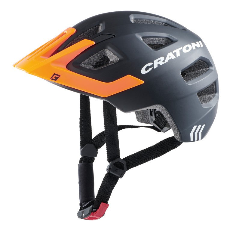 Casco bici Cratoni Maxster Pro (Kid) t. XS/S (46-51cm) nero/arancione opaco