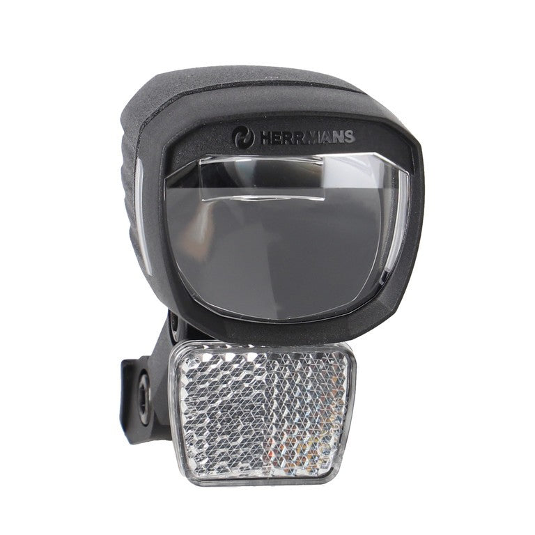 HERRMANS Nordic MR E LED E-Bike-Licht, schwarz, 60 Lux, c. sup. – Facilebike