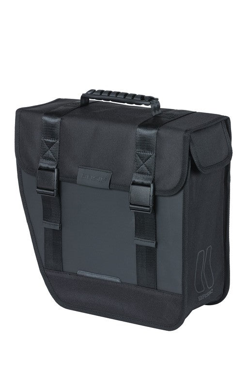 Borsa singola Basil Tour sinistra nero, 34x14x34cm, 14 l, impermeabile