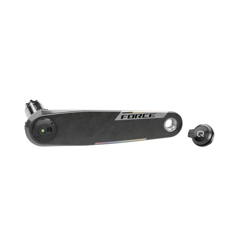 BR-Pin. Linker Leistungsmesser SRAM Force E1 175 mm, Nr., Carbon, DM, E1, DUB Wide
