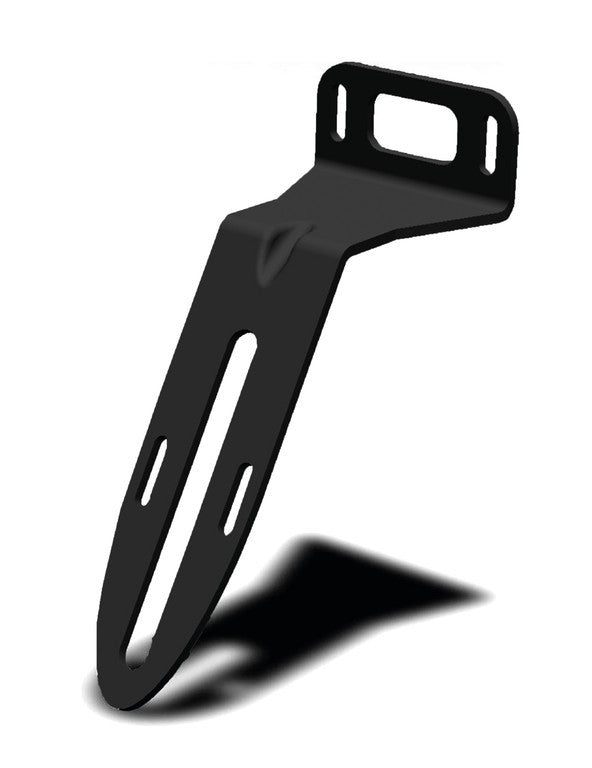Portamatrículas Racktime, negro, para pedelecs de velocidad, ángulo de 30°