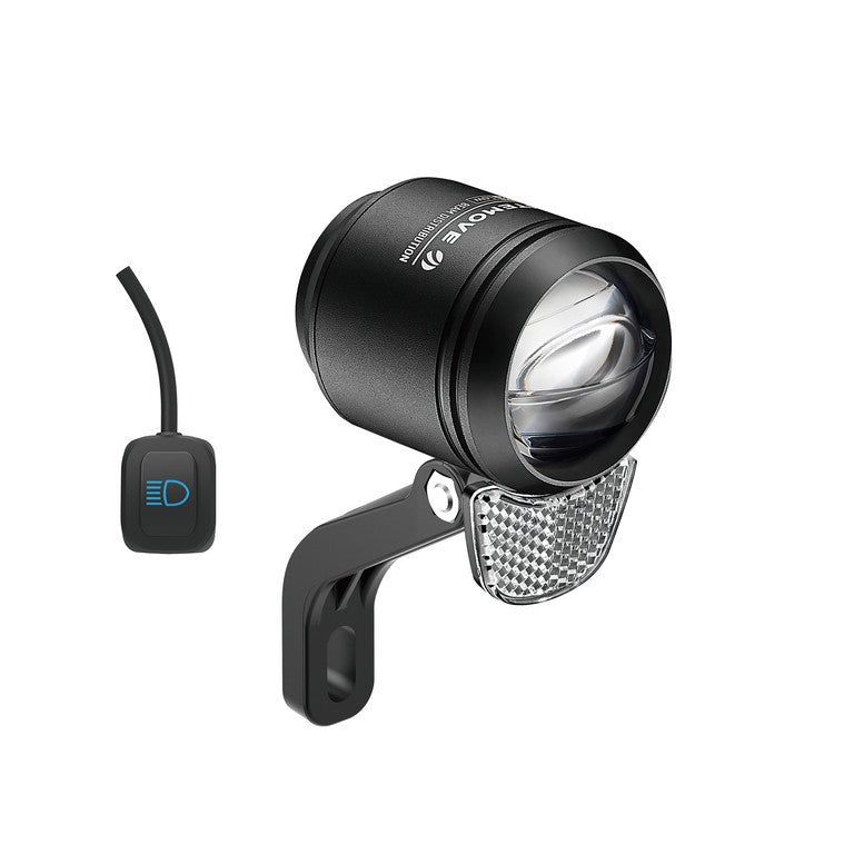 Luce LED per e-bike LITEMOVE AE-200 per Speed Pedelecs, fiss. forcella