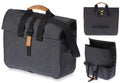 Borsa business Basil Urban Dry charcoal mel,20l,37x14,5x38cm,imper.