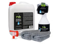 Detergente rapido F100 conf. officina Tanica da 5 litri+1x500ml+2 panni