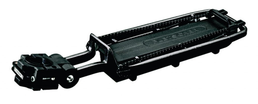 Portapacchi Pletscher Orion nero, fissaggio reggisella