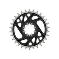 SRAM T-Type Kettenblatt, 12-fach, XX Eagle, D1 30 Zähne, alle, DM 3 mm Offset, schwarz