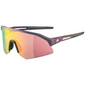 Gafas deportivas Alpina Sonic HR Q-Lite en lila metalizado, lente rosa, cat. 2