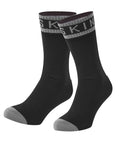 SealSkinz Scoulton Socken, Schwarz/Grau, Größe XL