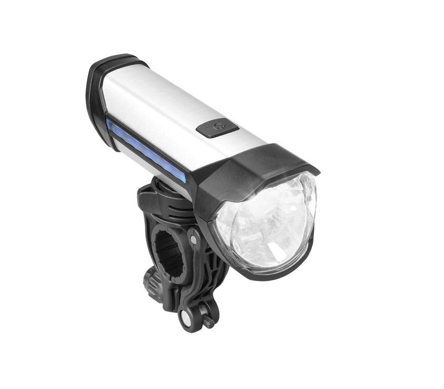 Luz LED b&amp;m Ixon Rock 100/50/15 Lux a batería con soporte para manillar