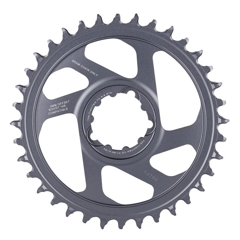 Corona Sram X-Sync2 Eagle Boost 36 d.grigio,all.offset 3mm,DM,12-v.