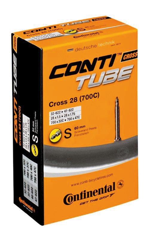 CONTINENTAL Camera d'aria Cross 28 28" 700x32/47C 32/47-622 VP 60mm