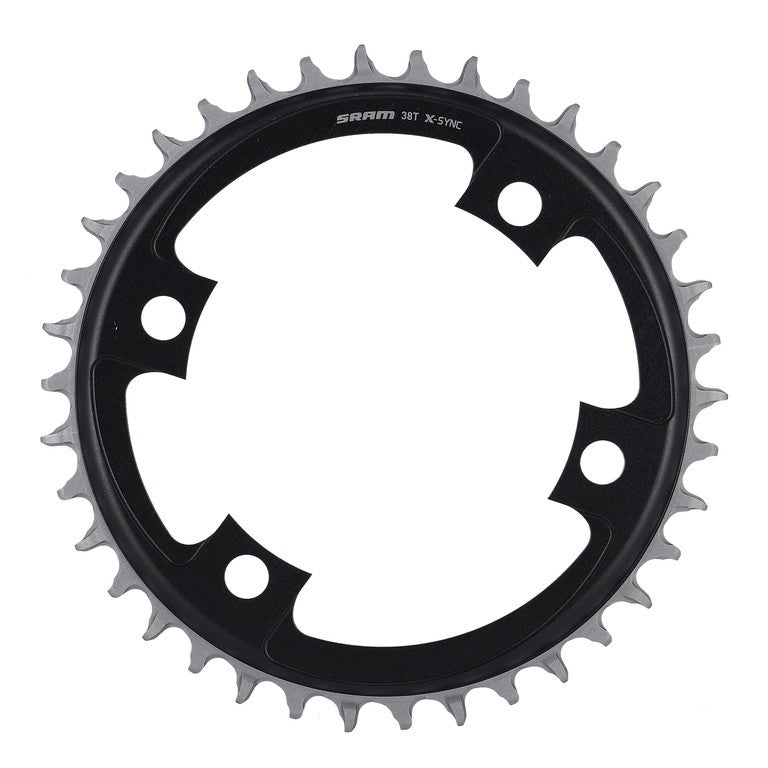 SRAM Road 12-fach Kettenblatt X-Sync Aluminium schwarz 38d. 107 mm LK