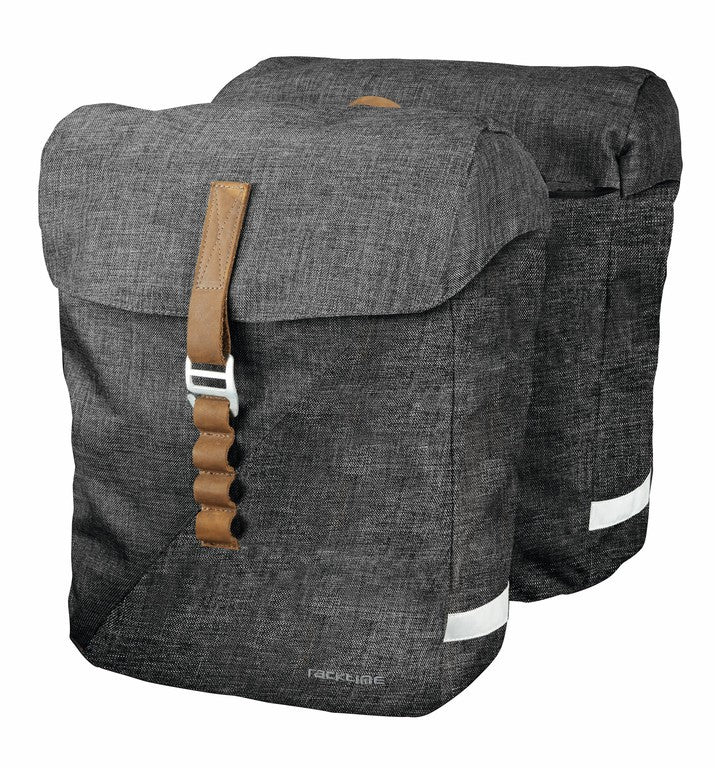 Racktime System Doppeltasche Heda grigio, 32x36x14cm(2x), 12l(2x), 840g