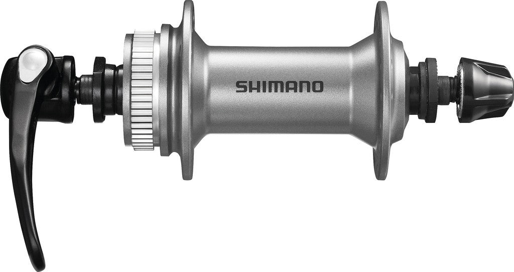 Mozzo RA Shimano Alivio HBM4050 100mm,32 fori, arg, Centerlock, sg.rap.