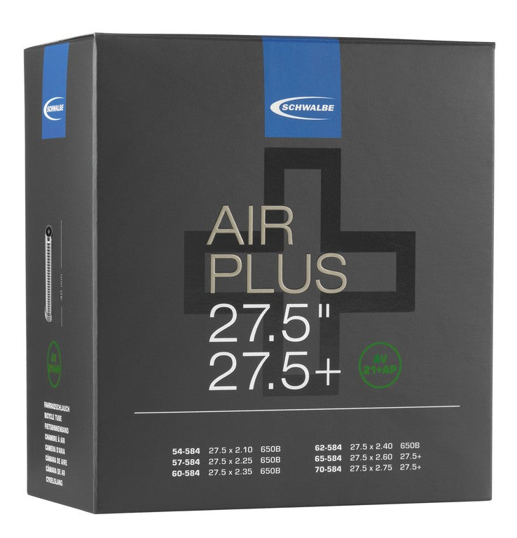 Cam. d'aria Schwalbe VS 21+ AP Air Plus 27.5/27.5+" 54/70-584 VS AGV 40mm