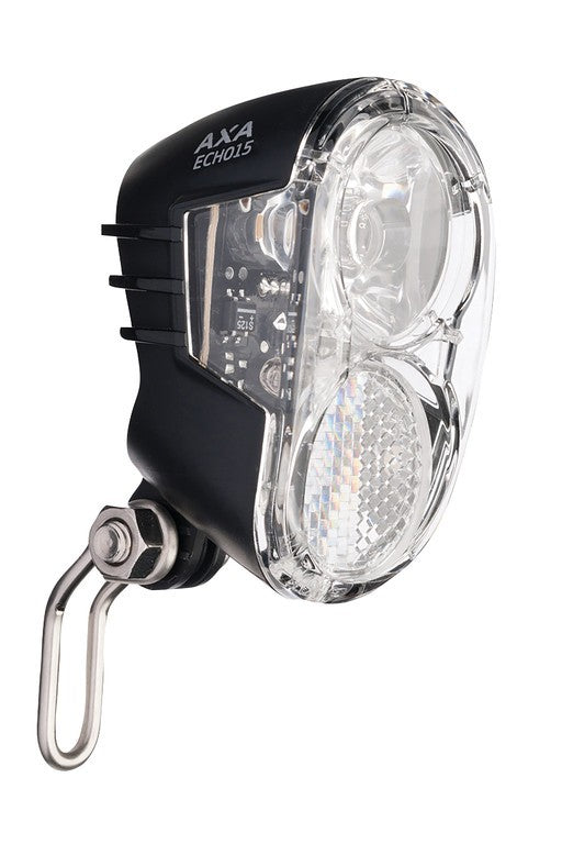 Luz LED dinamo AXA Echo 15 Switch, 6 V, 15 Lux