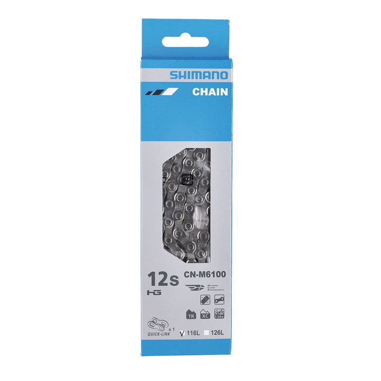 Catena SHIMANO CN M6100 116 maglie, 12 vel., argento