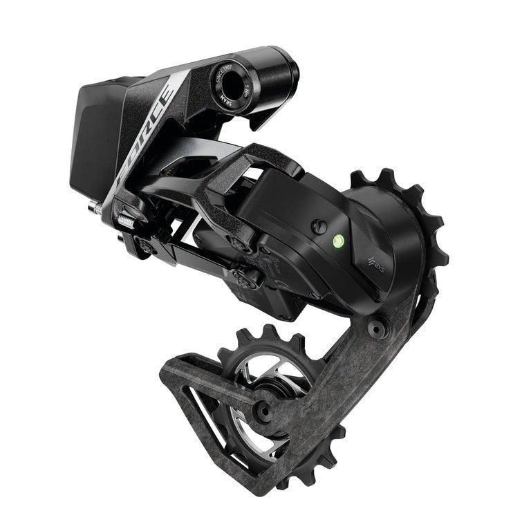 Deragliatore post. SRAM Force AXS E1 12vel., max.36d., unicorn black, carbon