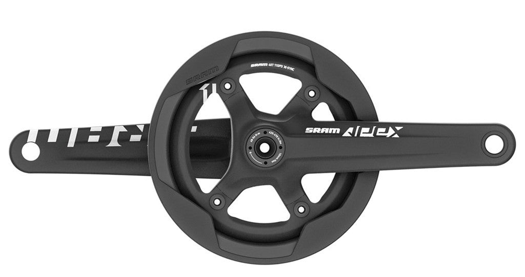 Guarnitura Sram Apex 42 denti 175mm nero, senza GXP Cups