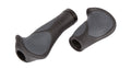 Ergotec Frisco 2 Silikongriffe 140/95 mm, Ø 22 mm, Schwarz/Grau, Silikon