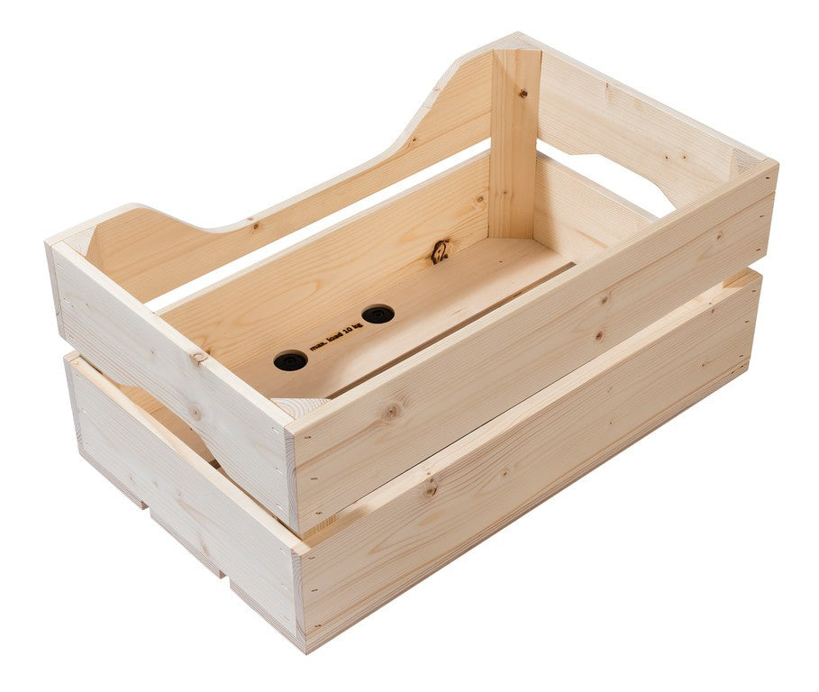 Caja de madera Racktime Woodpacker 49x24,1x29,5cm, natural, 25l