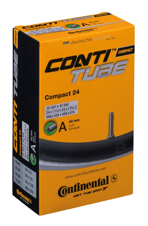 CONTINENTAL Camera d'aria Compact 24 RE 24x1 1/4-1.75" x 2 32/47-507/544 VS 40mm