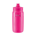 Borraccia Elite Fly Tex 550ml, rosa fluo trasparente
