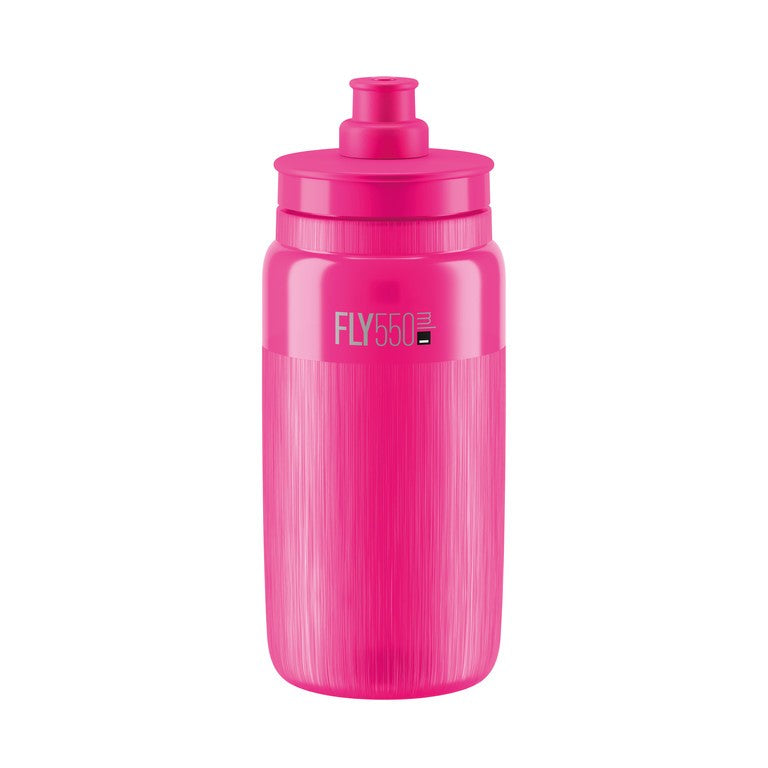Borraccia Elite Fly Tex 550ml, rosa fluo trasparente