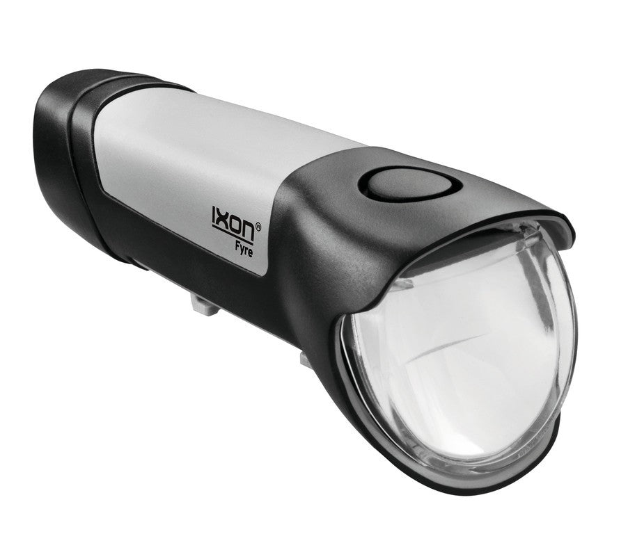 Luce LED a batteria b&m Ixon Fyre 30 Lux, con supp. man., s. alimentatore