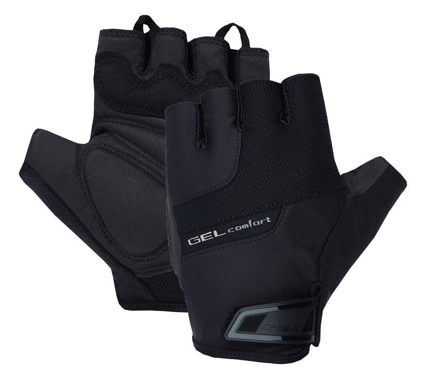 Chiba Gel Comfort Kurzhandschuhe, Schwarz, Größe L/9