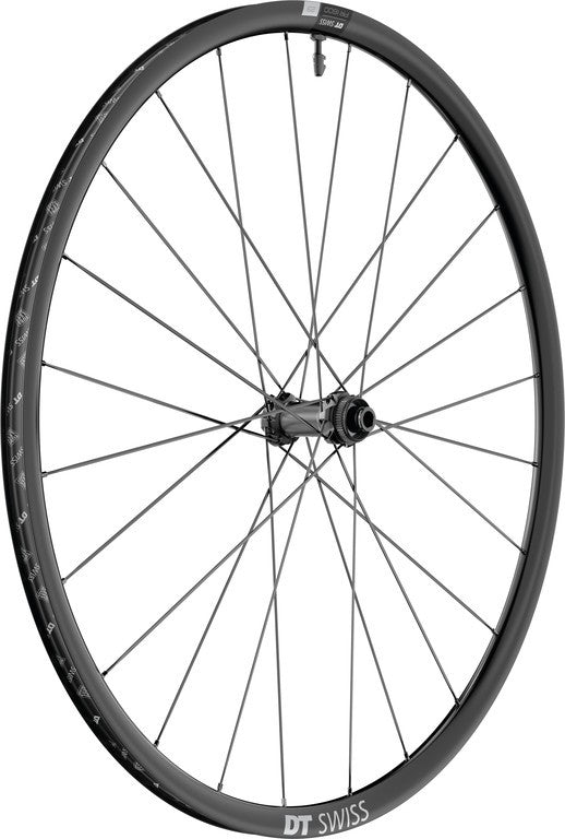 RA DT Swiss PR 1600 Spline 23 DB, 28"/20 alluminio,nero,CL,100/12mm TA