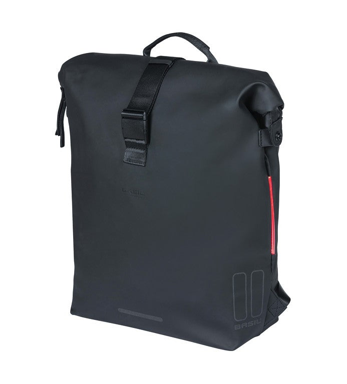 Zaino da bici Basil SoHo Nordlicht nero, 31x14x37cm, 17l