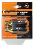 Set cartucce di ricambio SKS Air Gun 2 cartucce,da 16g su cart.,con filett.