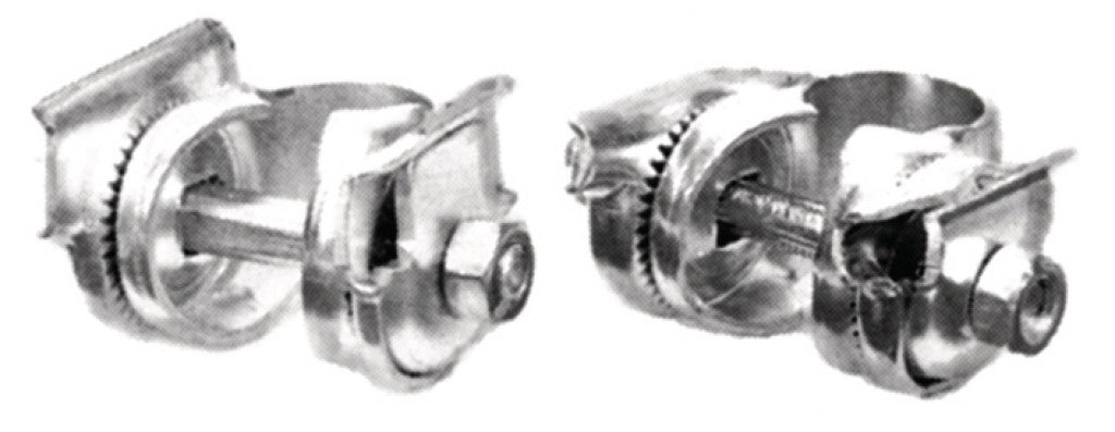 Pistoni sella per telaio a molla rotondo nero