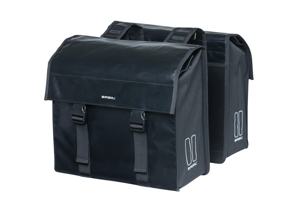 Borsa doppia Basil Urban Load DB nr, 40,5x17,5x46cm, 48-53l,impermeabile