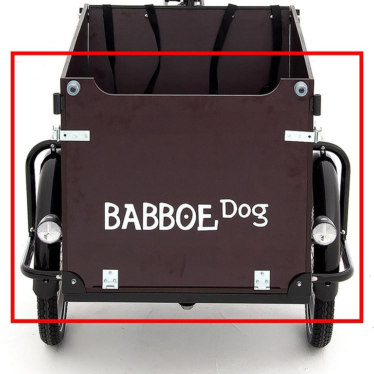Pannello lato anteriore Babboe Dog, marrone scuro