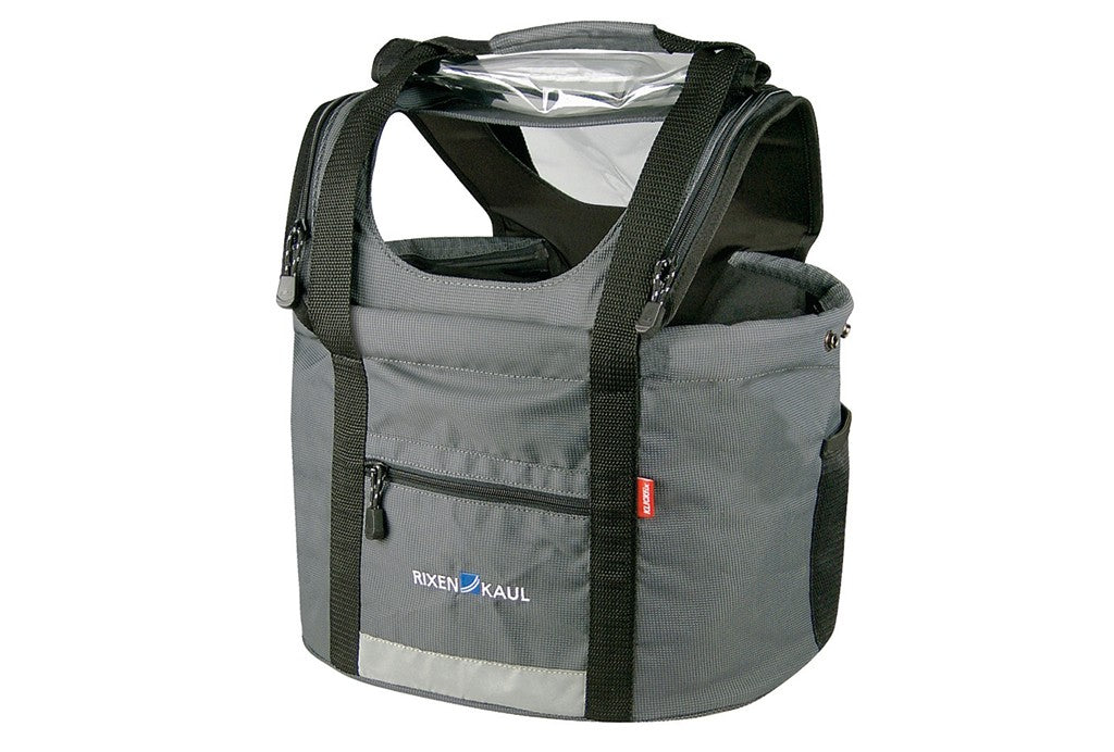 Shopper cani KLICKfix Doggy grigio, 38x29x25/40cm, 24 l, 1350g