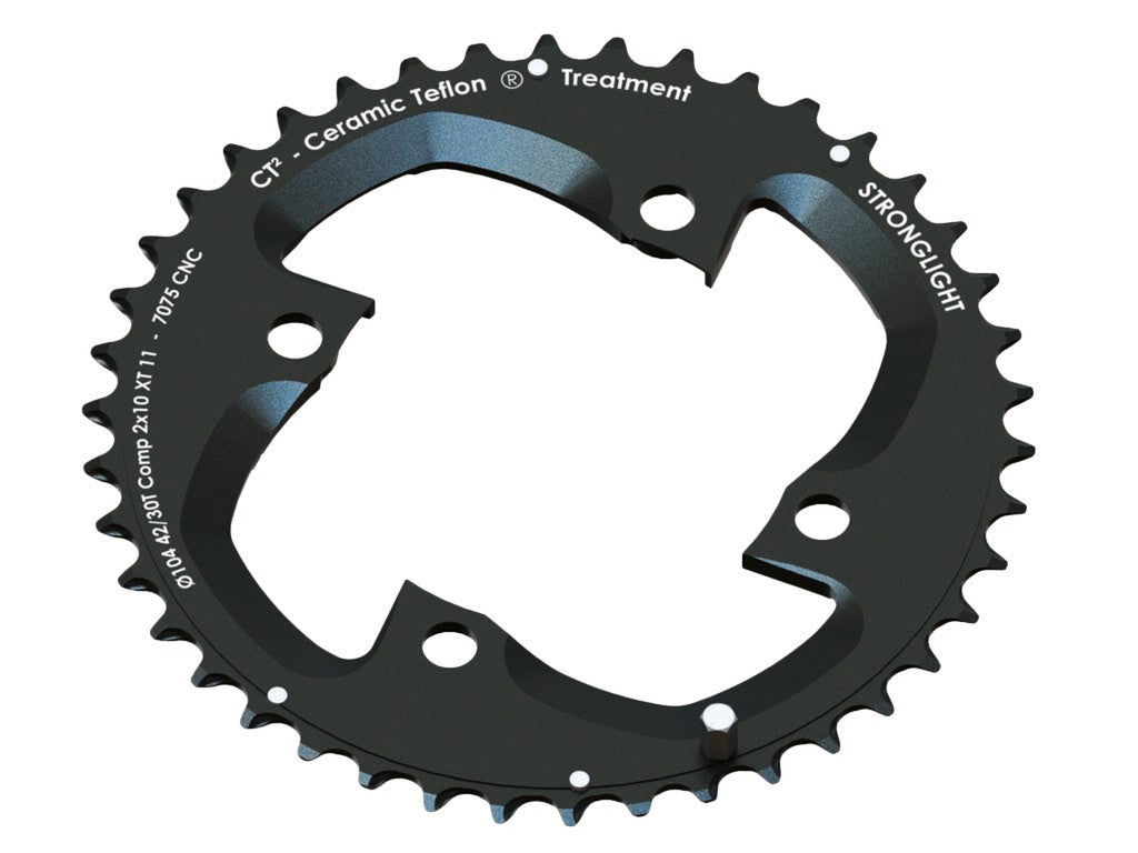 Corona Stronglight MTB Shimano 2x10 per XT FC M785 4 bracci 39(26) den.est.