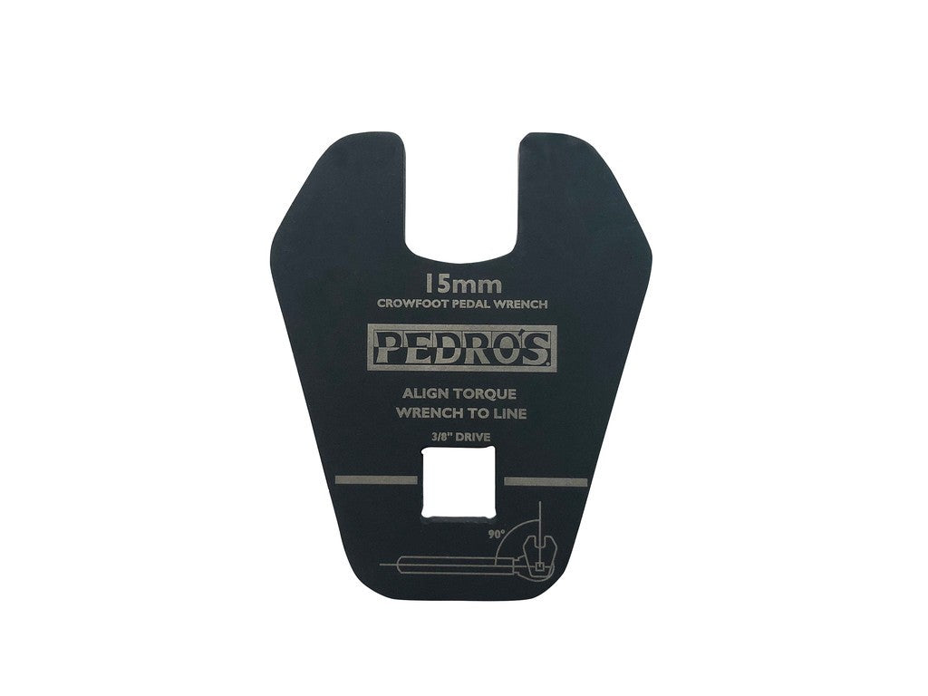 Llave de pedal Crowfoot Pedros de 3/8", 15 mm