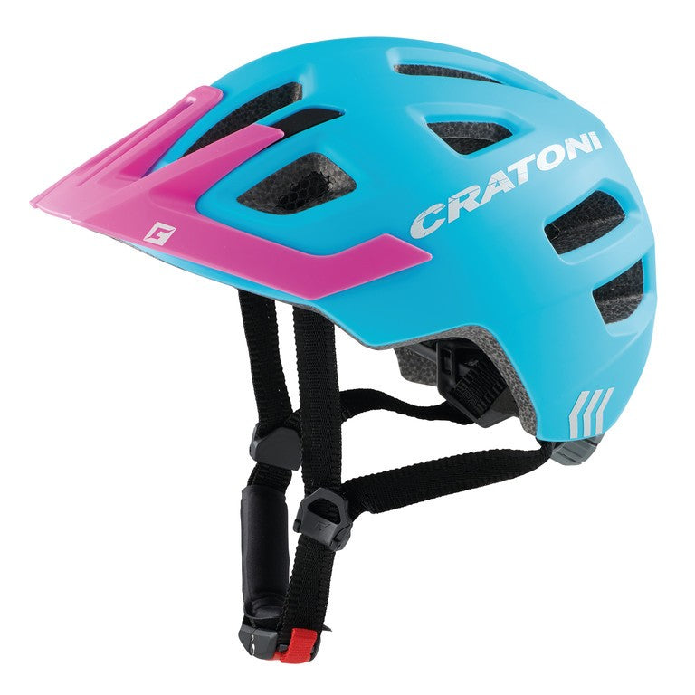 Casco bici Cratoni Maxster Pro (Kid) t. S/M (51-56cm) blu/rosa opaco