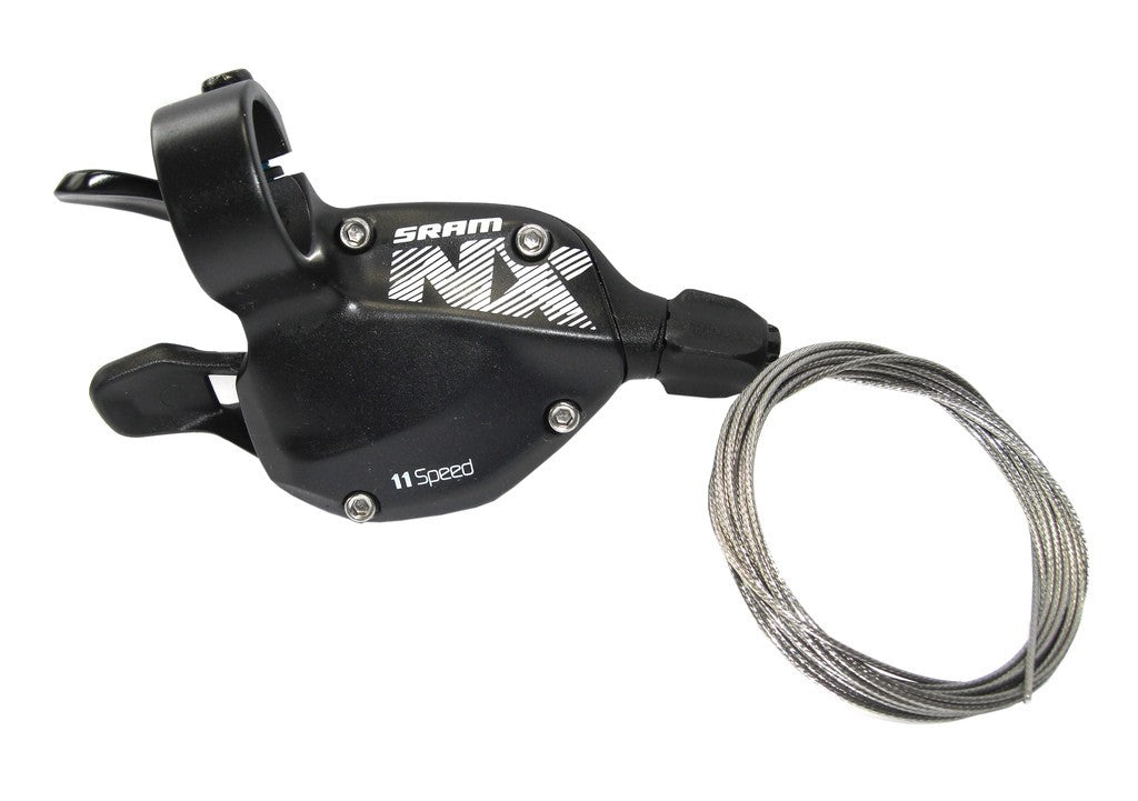 Mando de cambio SRAM NX de 11 velocidades, derecho, negro, con abrazadera