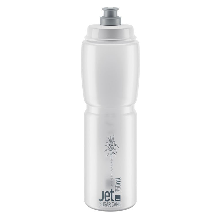 Borraccia Elite Jet Sugar Cane 950ml, trasp./grigio, plast. bio