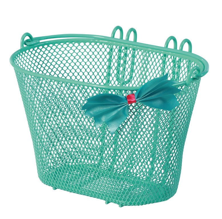 Cestino ant. p. bambini Basil Jasmin 20x28x19cm, verde/fiocco,m.str.
