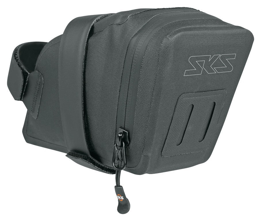 Borsa da sella SKS Race Saddlebag L nero, 180x70x100mm, 750ml, 120g