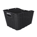 Cestino post. Basil Weave WP 42,5x32x24,5cm, nero, intr. di plastica