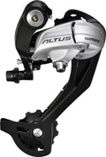 Desviador trasero Shimano Altus RD-M370 de 9 velocidades, sin adaptador, plateado