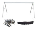 Bike Stand E-TEAM Agilis con borsa 240 x 78 x H 105 cm, per 5 bici