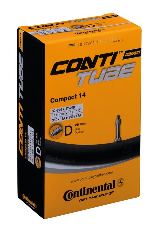 Conti Compact 14 Innenschlauch 14x1 1/4-1 1/2" 32/47-279/298 VD 26mm