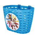 Cesta de manillar BikeFash. Patrulla Canina, 19,5 x 10,5 x 15 cm, azul/decorada, plástico.