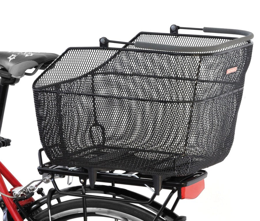 Pletscher Deluxe XXL cesta trasera 45x32x27cm, antracita, estrecha